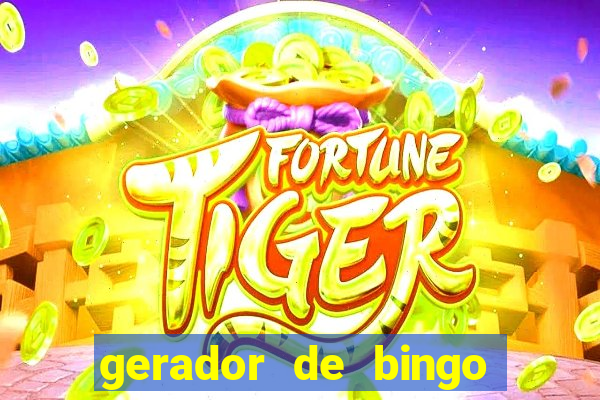 gerador de bingo de palavras